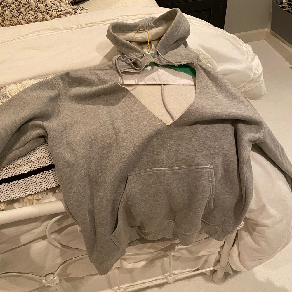 Cutout LF sweatshirt hoodie